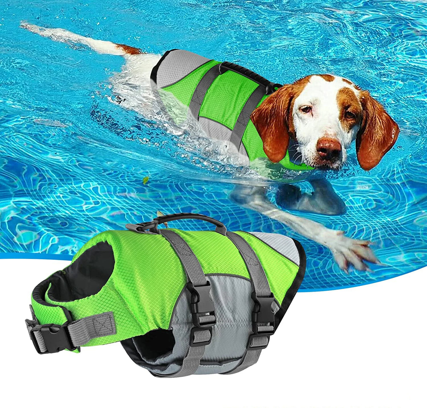 Verstellbare Hunde Schwimmweste für deine Fellnase